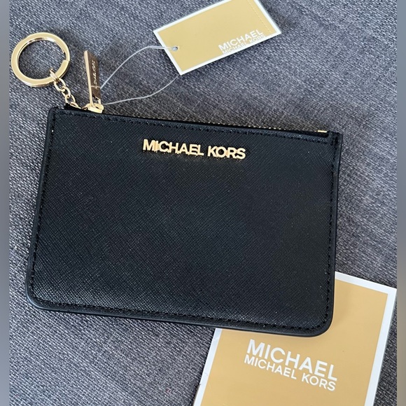 NWT MICHAEL KORS JET SET TRAVEL SMALL TOP ZIP COIN - Picture 8 of 13